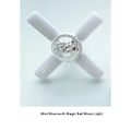 Miniatyrbillede 1 af 5: Hvid Mini Bluetooth Magic Ball Musik Lys Bordlampe, Smart Lampe Arbejdsfarvelampe til Soveværelsesindretning（14,5 * 8,4 * 8,4cm）