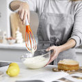 Miniatyrbillede 3 af 4: Whisk 2-i-1 sammenklappelig ballon og flad piskeris silikonebelagt