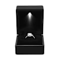 Miniatyrbild 1 av 5: Led-upplyst ringask örhänge ring presentask bröllopsring smycken