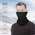 Miniatyrbild 2 av 5: Halsvärmare Herr Dam Rörhalsduk Fleece Mössor Vindtät Loop Halsduk Halsvärmare Skidmask Elastisk För Löpning Skidåkning Cykling Snowboard Klättring Motorc