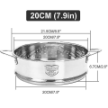 Miniatyrbilde 2 av 4: 20cm tykk matdampstativ i rustfritt stål