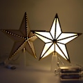 Pikkukuva 3 / 3: Joulukoristeet ulkokäyttöön Xmas Tree Topper -koristeet Joulukuusen tähti Joulupallot