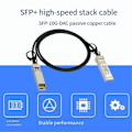 Miniatyrbilde 2 av 5: 10g Sfp+ Dac-kabel, direkte tilkobling kobber passiv kabel, 0,5 meter fungerer for ,,, bryter