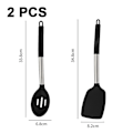 Miniatyrbillede 2 af 5: 2 stk. silikone køkkenredskaber sæt, bpa-fri, non-stick varme