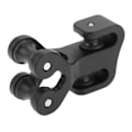 Miniatyrbillede 3 af 4: 1 stk. kabelskive i aluminium til buer med en 3/8\" kabelstang - ultralet remskive til undersnor - sort