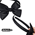 Miniatyrbilde 3 av 5: 8 stk Sløyfe Hodebånd Sløyfe Hårbånd for Jenter, Hodebånd Grosgrain Bånd Crday Gave
