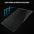 Miniatyrbillede 4 af 5: 8 stk. 140x200mm /lcd Fep Film 0,15-0,2mm Tykkelse Til Photon Resin 3d Printer