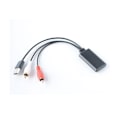 Pikkukuva 2 / 5: Auton yleinen langaton Bluetooth-moduuli Musiikkisovitin Rca Aux -äänikaapeli Usb-virtalähde