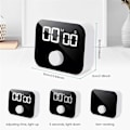 Miniatyrbillede 3 af 5: Køkken Timer, Digital Madlavning Timer Magnetisk Til Stoppur Nedtællingstimer Med LED-Display Rotary