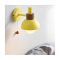Miniatyrbillede 2 af 5: Stue Stue Ganglampe Nordisk Minimalistisk Moderne Soveværelse Sengelampe Macaron Væglampe(gul