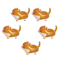Miniatyrbillede 3 af 3: 5 stk. katteformede gåballoner