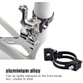 Miniatyrbillede 5 af 5: Front Derailleur Klemme, Justerbar Front Derailleur Adapter Klemme Til Vej Eller Mountainbike Cykel Tilbehør(1stk, Sort)
