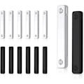 Miniatyrbilde 1 av 5: Magnetisk stripe, selvklebende vinduflueskjermklips, hullfrie universelle festeklips for dørfluer, nettgardiner, dørgardiner nettinsekt (14p