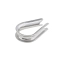 Miniatyrbillede 5 af 5: 6 stk. Wire Rope Thimbles, M5 rustfrit stål thimble til kabelrigning ekstra kraftig wire rope thimbl