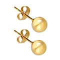 Miniatyrbilde 1 av 5: 3 par med forskjellige farger Ball Stud Ørepynt, Hypoallergen for kvinner for sensitive ører, 5 mm som kan brukes