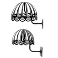 Miniatyrbilde 2 av 3: 2 stk. Barnehatt Display Rack Veggmontert Hattstativ Caps Display Holder Hatt Oppbevaringsstativer