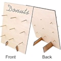 Miniatyrbillede 2 af 4: Træ Donut Stativ Display Doughnut Holder Donuts Rack Væg  Rack Holder Holdbar Donut Holder Til Bryllup 30*40cm
