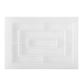 Miniatyrbilde 1 av 5: Harpiksform i silikon, stor rektangulær rullebrettform for epoksyharpiks, harpiks serveringsbrettform W