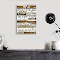 Miniatyrbild 5 av 5: Inspirerande väggkonst för hemmet, vardagsrummet och heminredning (12 x