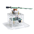 Miniatyrbild 1 av 5: Platt rotations-LED-punktdisplay DIY-kit 51 enkelchips mikrodator svetsning DIY elektroniska delar, nej