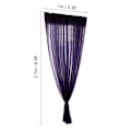 Miniatyrbillede 4 af 5: Simpel Stil Polyester Vindue Voile Tyl Gardiner Gennemsigtige Paneler Soveværelse Stue Indretning Lilla 1x2.7m 0.4