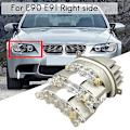Miniatyrbild 2 av 5: Nyhet för E90 E91 Lci 328i 335i Höger Sida LED Blinkers Ljus Diod Indikator Modul 63127245814