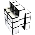 Miniatyrbild 5 av 5: 3x3x3 Spegel Silver Speed Cube Pussel Svart Present