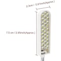 Miniatyrbilde 3 av 5: 30 LED symaskinlys arbeidslampe svanehalslampe med magnetisk base for hjem eller symaskin (220v)