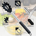 Miniatyrbillede 3 af 5: 2 stk. Non-stick køkkengrej med rustfrit stål håndtag, bpa-fri varme
