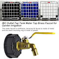 Miniatyrbilde 5 av 5: IBC-utløpsvannkran IBC-tankadapter Tankvannkran for hagevanning
