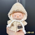 Miniatyrbillede 1 af 3: Labubu Modesæt - Outfit til 15/17cm Plysdukker, V1 V2 Stropper Bukser LBB-93