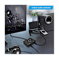 Miniatyrbild 5 av 5: 3,5 mm Stereo Audio Switch 2 In 1 Ut Audio Switcher Passiv Högtalare Hörlurar Manuell Väljare Delning