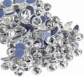 Hot-Fix Rhinestones, 1.440 Glas Krystal Flatback Sten, Til DIY Håndværk Og Tøjdekoration, Klar, SS16 3,8–4 Mm
