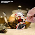 Miniatyrbillede 4 af 4: Te-infuser si, bærbar si i rustfrit stål, genanvendelig te-kugle i mesh -z