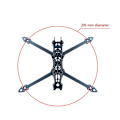 Miniatyrbillede 1 af 5: Mark4 7 tommer bærbar praktisk kulfiber HD-version rack drone Fpv kulfiber drone, med Pri