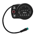 Miniatyrbillede 1 af 4: Kt-900s E-cykel LED-display Meter Vandtæt Stik Display Kode Tabel Universal 24v/36v/48v Elec