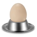 Miniatyrbilde 3 av 5: Eggkopper - 2-pak rustfritt stål eggkopp - Stablebar hardkokt eggkopp med base for servering, frokost, brunsj