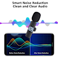 Pikkukuva 3 / 4: Ammattimainen langaton Lavalier-mikrofoni iPhoneen, iPadiin - Omnidirectional Condenser -äänitysmikrofoni haastatteluihin, vlogiin, YouTubeen