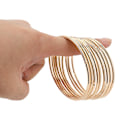 Miniatyrbillede 2 af 5: 30 stk. 3 tommer guld drømmefanger metalringe hoops makramiring til drømmefangere og håndværk