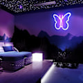 Miniatyrbillede 2 af 5: Butterfly Neon Skilte Lys Til Piger Soveværelse Væg Dekoration, Led Dekorative Lys Batteri Eller Usb P