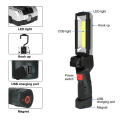 Miniatyrbillede 4 af 5: Genopladelig USB COB LED Slim arbejdslampe lommelygte inspektions foldbar lommelygte