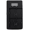 Pikkukuva 2 / 5: Lp-e6-akkulaturi Lcd-kaksoislaturi 5ds R 5d Mark Ii 5d Mark Iii 6d 7d 80d 5ds R -kameralle