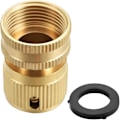 Miniatyrbillede 3 af 3: 3/4\" G Messing Hurtigkoblinger Adaptere Havevandslange Fitting 2stk