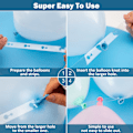 Pikkukuva 4 / 5: Tatuo Balloon Arch Kit Balloon Garland Decorating Strip Kit 2Rolls Balloon Tape Strips with 2 Rolls Balloon Glue Points Stickers