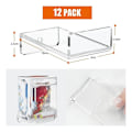 Miniatyrbilde 3 av 5: 6-pakks hyller Veggdisplayhylle for samleobjekter, Display Stand Holder for veggmontert oppbevaring Orga