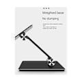 Miniatyrbild 3 av 5: Tablettställ i Aluminiumlegering Passar För I Pad Hög Vinkeljustering Tablet Dator Multifunktionell