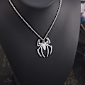 Pikkukuva 2 / 5: Hämähäkki riipus kaulakoru ruostumaton teräs kevyt Spiderman Charm korut naisille tytöille pojille lapsille