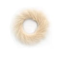 Miniatyrbilde 1 av 5: Kunstig Pampasgresskrans, 22 tommer Faux Pampasgressdekor Boho Høstdekorasjon (beige)
