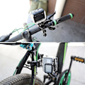 Miniatyrbild 5 av 5: Liten styrmonteringshållare för cykel/motorcykel med rotationsfunktion Sadelstolpsfäste Tillbehör för GoPro Hero 11/10/9/8/7/6/5/4/3,SJCAM EK7000