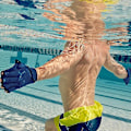 Pikkukuva 3 / 5: 1 Double Fin Swimming Gloves Training Fit Paddle Diving